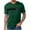 Army Green, variant on Men's Graphic Tee Shirt George Men's Henley Shirt summer under Clearance Men's & Big Men's Short Sleeve Shirt with Pocket,Army Green,M