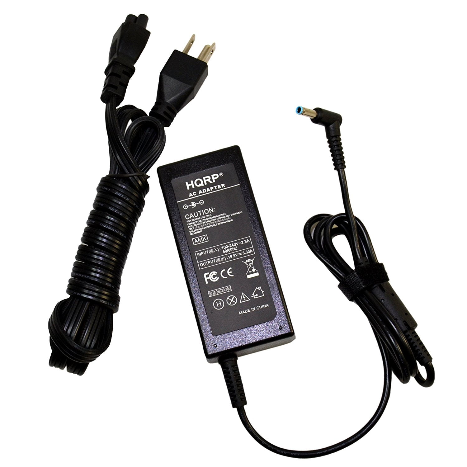 HQRP 65W AC Adapter for HP Chromebook 14Q010DX 14Q029WM 14Q039WM 14