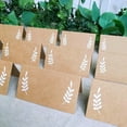 thumbnail image 4 of 20/50/100pcs Khaki Name Place Card Wedding Seating Number Table Card Birthday Party Sign in Classmate Dinner Greeting Seat Card, 4 of 6