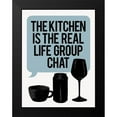 thumbnail image 2 of Villa, Milli 19x24 Black Modern Framed Museum Art Print Titled - Bubble Kitchen Group Chat, 2 of 5