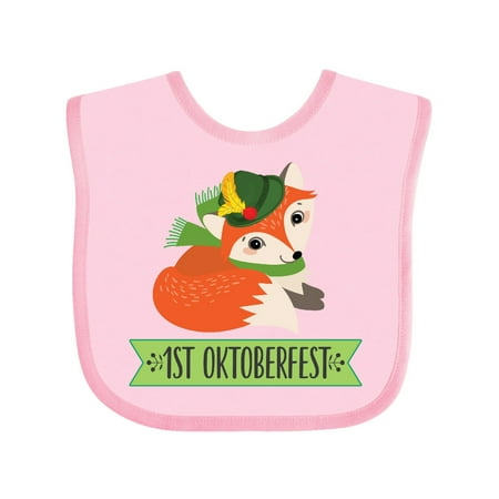 

Inktastic 1st Oktoberfest Festival Woodland Fox Gift Baby Boy or Baby Girl Bib