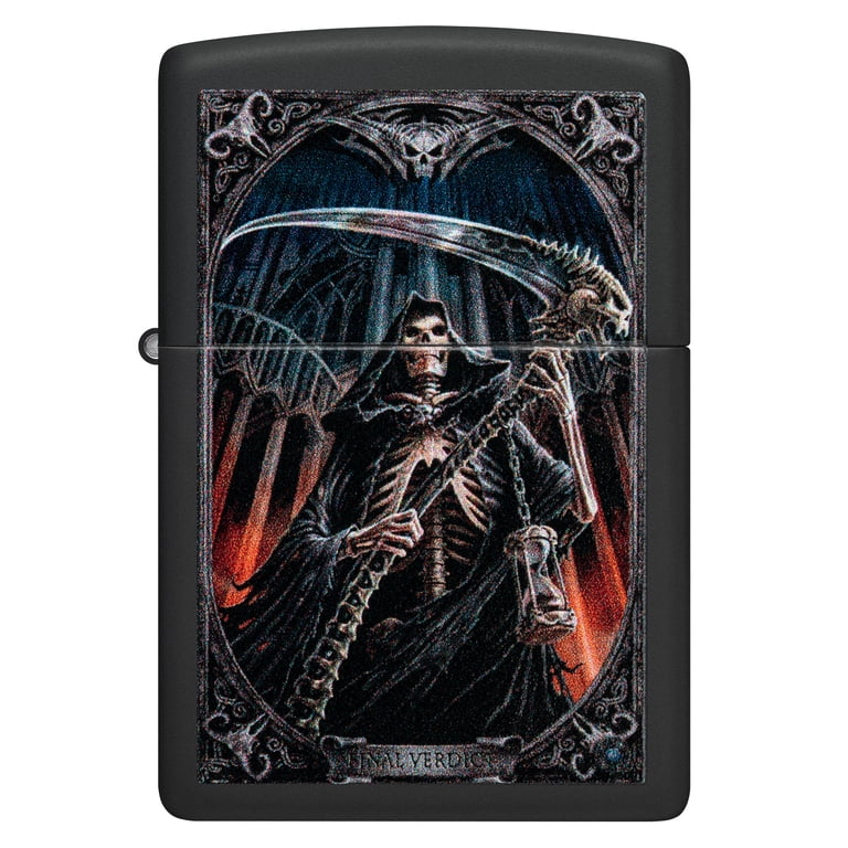 Zippo Anne Stokes Final Verdict Black Matte Pocket Lighter