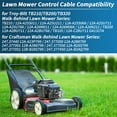 thumbnail image 2 of Cable de control de la cuchilla Unique Bargains No.946-1113A/746-1113A para Troy-Bilt TB210/TB200/TB320 para Craftsman 247.37440 /247.377000/247.377050, 2 of 7