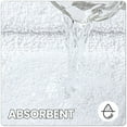 thumbnail image 6 of OEAKAY Soft and Plush Non-Slip White Microfiber Bath Rug, 24" x 16", Super Absorbent, 6 of 7