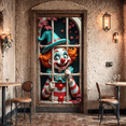 thumbnail image 6 of Creepy Clown Halloween Costume Red Hair for Scary Party Night Decoration, 6 of 9