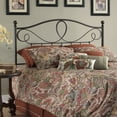 thumbnail image 6 of Sylvania Metal Headboard Panel with Elegant Pattern of Curves and Twists, French Roast Finish, Full, 6 of 6