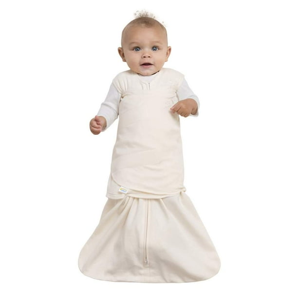 HALO 2150 SleepSack 100 Percent Cotton Swaddle Small Cream