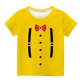 thumbnail image 2 of Niño Pequeño Camisa de Pascua Chico Manga Corta Camiseta Gráfica Cuello Redondo Crop Top para 3-14 Años Niñas Y Chico, 2 of 4