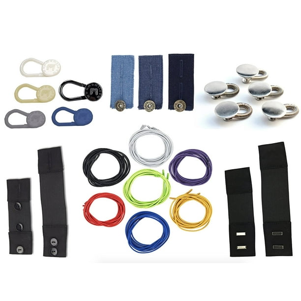 Comfort & Convenience 24Pack Elastic Waist Extenders & Elastic