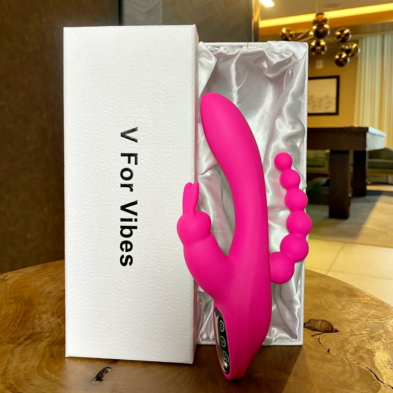 V For Vibes Triple Rabbit Vibrator Ambrosia - Pink - Walmart.com