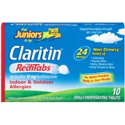 CLARITIN 24 Hour Non-Drowsy RediTabs Allergy Relief Orally Disintegrating Tablets 10 ea (Pack of 2)