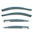 thumbnail image 2 of SEBLAFF Window Rain Guard Outside Channel Vent Visor with Chrome Trim Adhesive Mount Wind Deflector 4 Pieces Replacement for Acura TL 2009 2010 2011 2012 2013 2014, 2 of 13