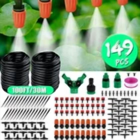 PURELY- 100Ft Drip Irrigation Kit Automatic Garden Irrigation System Plant Watering Drip