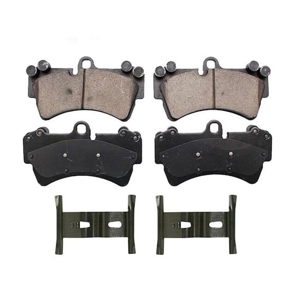 Front Brake Pad Set - Compatible with 2007 - 2015 Audi Q7 2008 2009 2010 2011 2012 2013 2014
