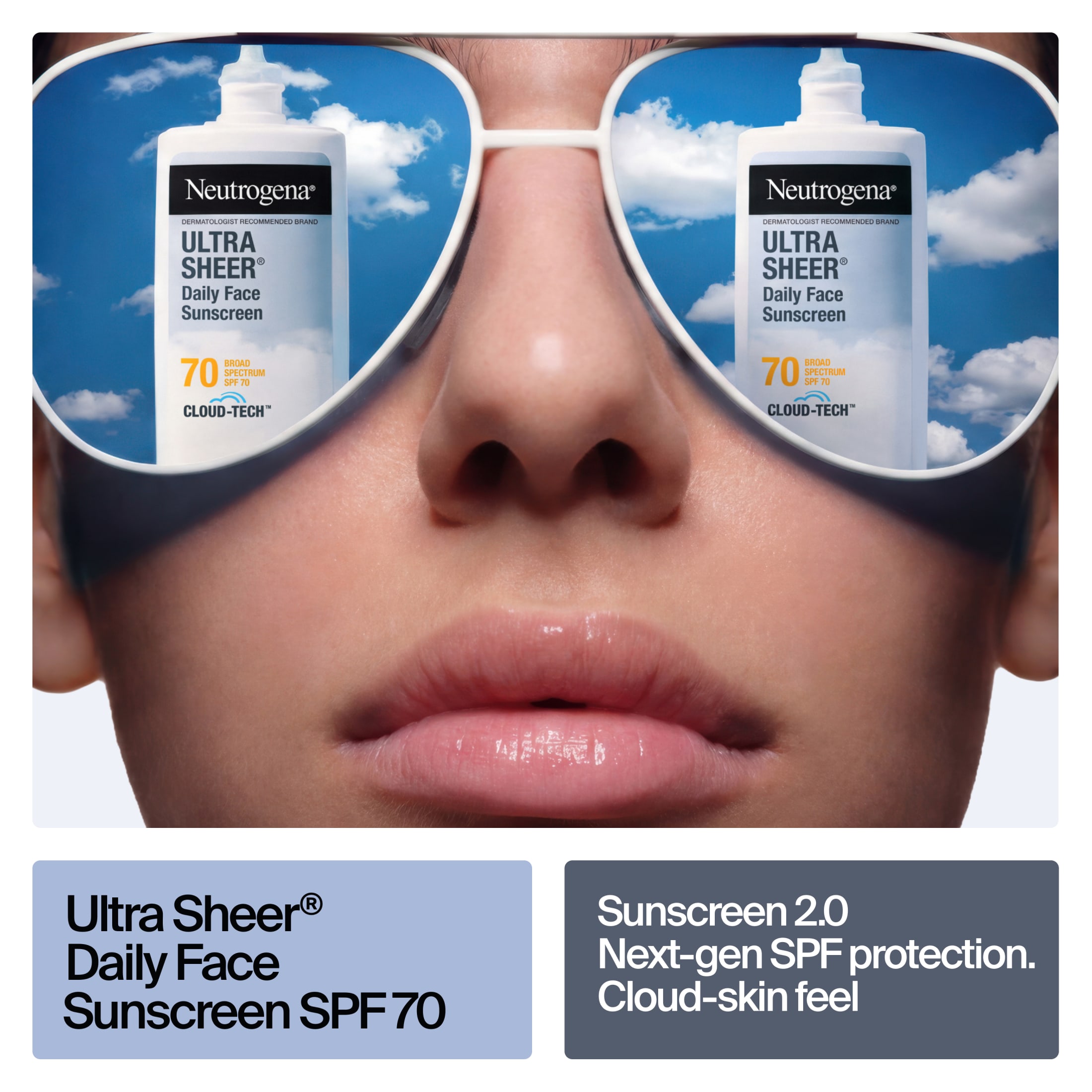 Neutrogena Ultra Sheer Daily Face Sunscreen SPF 70 photo 3
