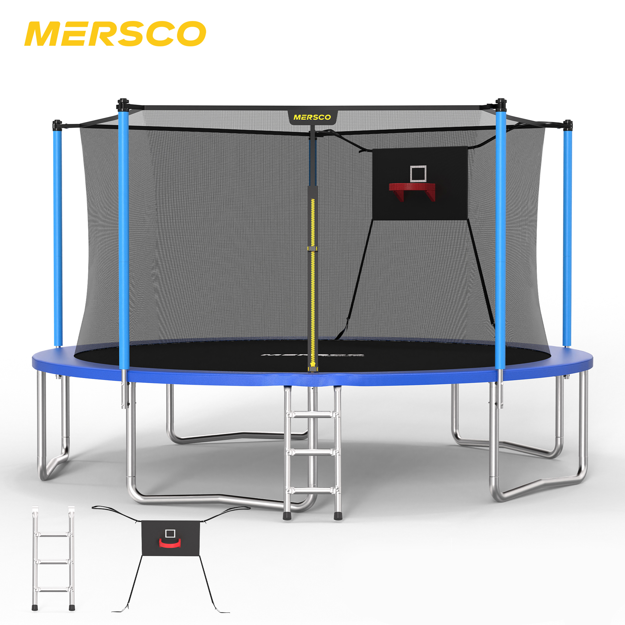 Mersco 14-Foot Trampoline with Safety Net