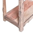 thumbnail image 4 of 32 Inch Rustic Kitchen Island Table, 2 Drawers, Distressed White Wood- Saltoro Sherpi, 4 of 5