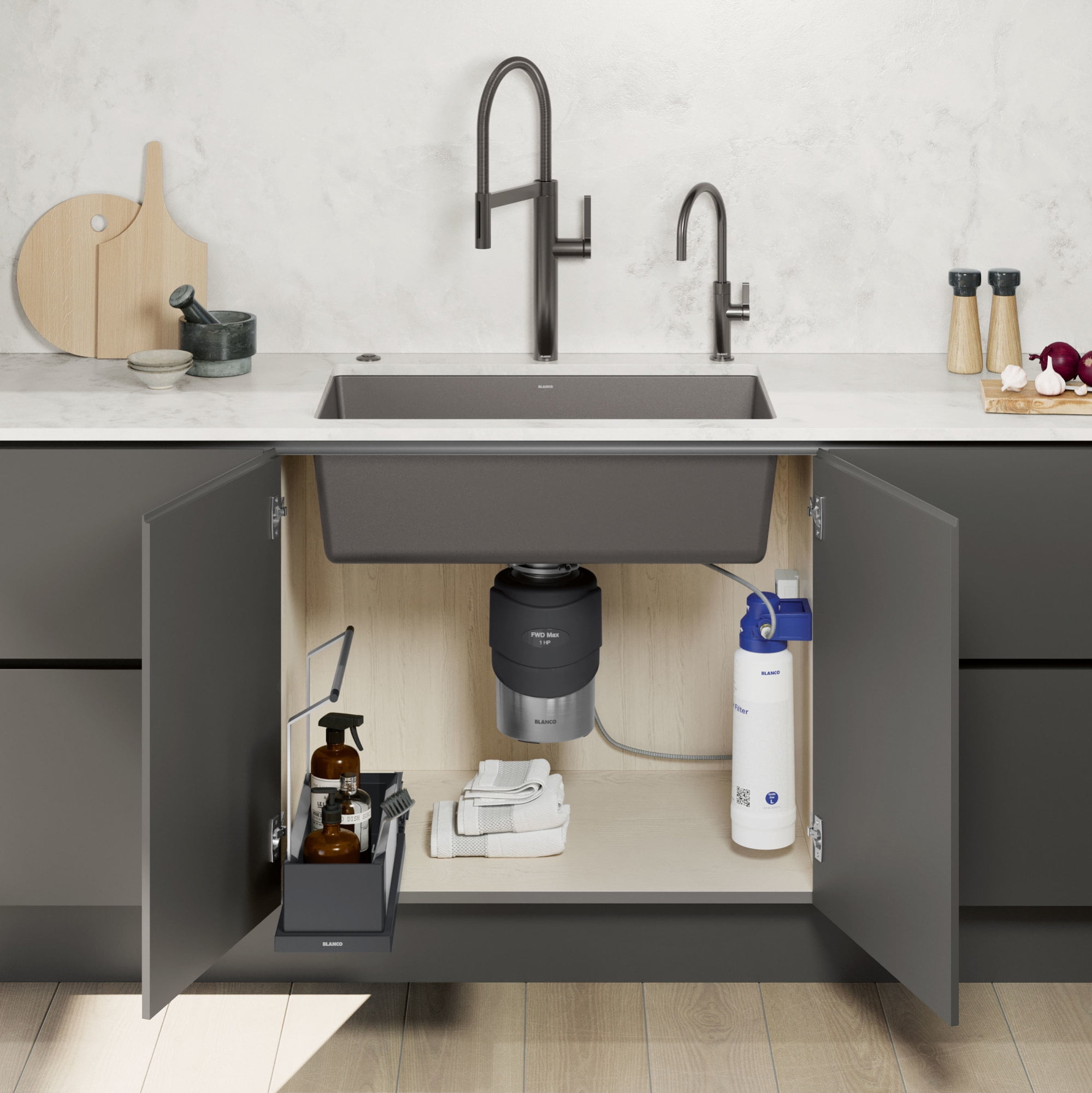 Blanco 442979 1 Hp Continuous Garbage Disposal