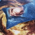 thumbnail image 5 of 3 Pieces Galaxy Duvet Cover Bedding Set 3D Printed Quilt Cover Blue Starry Twin, 5 of 8