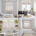 thumbnail image 6 of Spring Floral Kitchen Curtains Sets for Windows 24 Inch Length, Colorful Botanical Watercolor Rod Pocket Window Treatments Tier Curtains and Valances Set for Bedroom/Bathroom, 6 of 8