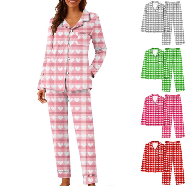 RKSTN St Patrick's Day Pajamas Set for Women Oversized Crewneck St Paddy's Day Lucky Shamrock Printed Loungewear Matching Sets Womens Casual Plus Size Loose Fits T Shirts and Pjs Pants 2 Piece Set
