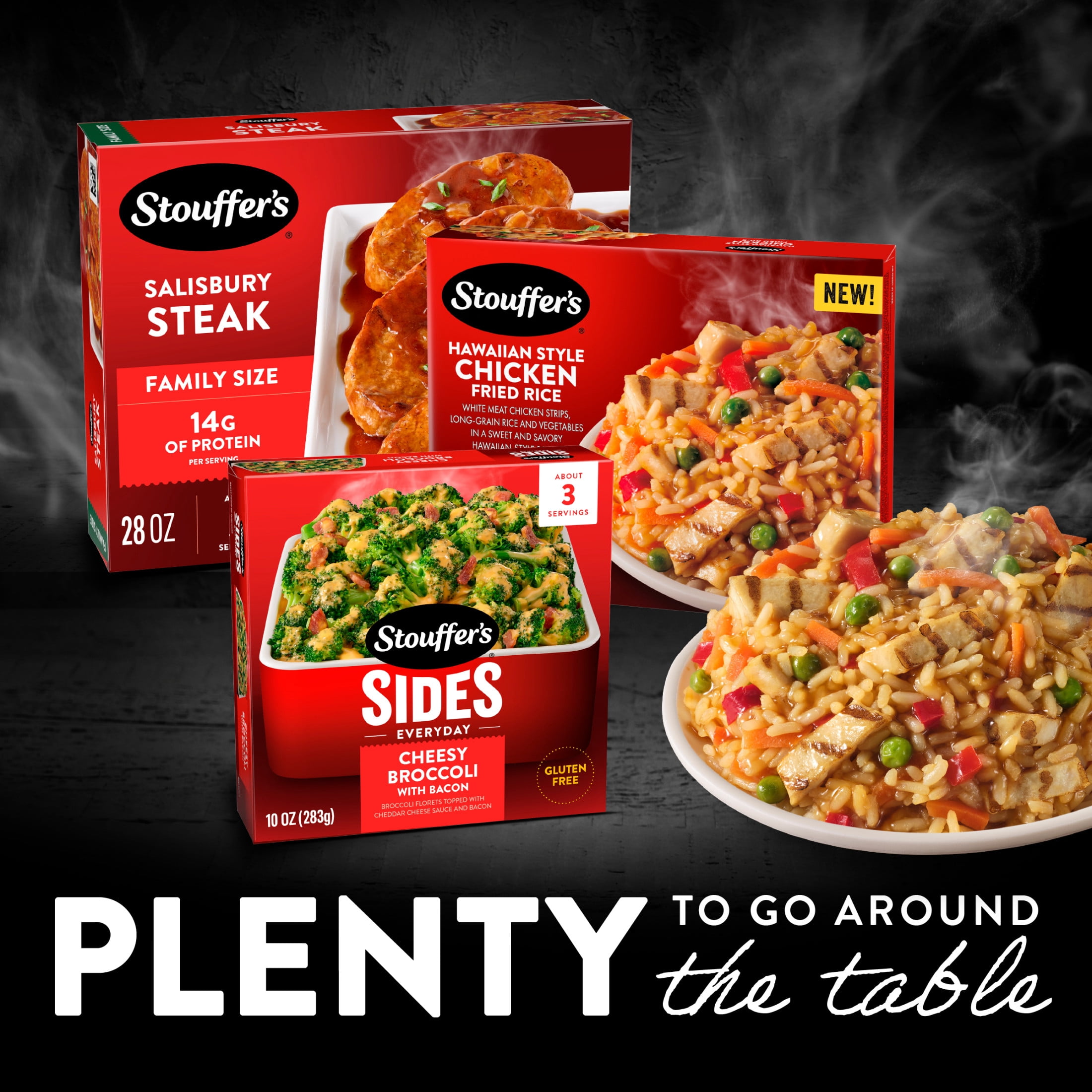 Stouffer's Hawaiian Style Chicken Fried Rice Frozen Meals, Single Serve, Frozen Dinner 9.375 oz