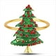 thumbnail image 2 of Juego de 6 Servilleteros Navideños, Porta Servilleteros Metálicos Azules para Fiestas Navideñas, Decoración de Mesa para Cenas de Invierno., 2 of 5
