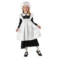 thumbnail image 1 of Bristol Novelty - Disfraz Victorian Diseño Dama Niñas (Negro, Blanco), 1 of 2