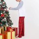 thumbnail image 3 of Conjunto de pijamas navideños, conjunto de pijamas navideños, pijamas redondos, conjunto a juego, pijamas navideños familiares, acabado de lujo, 3 of 7