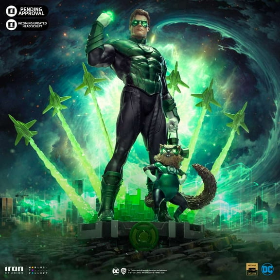 DC Green Lantern Unleashed Art Scale Statue (Deluxe Version)