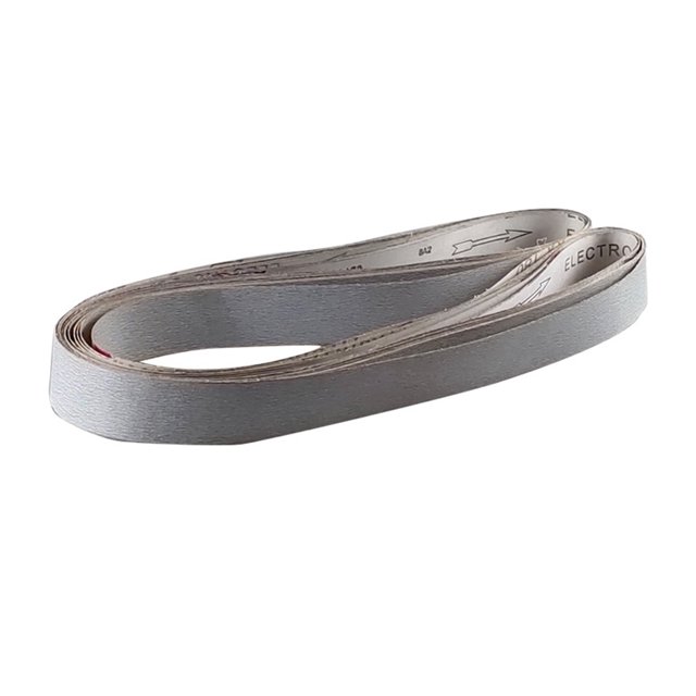 100 unids Blanco Cinturones Abrasivos 2100 × 50mm Alúmina Recubierto Cinturón Abrasivo Abrasivo Pulido de Armado During