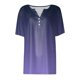 thumbnail image 4 of Blusas de moda de verano para mujer con estampado, cuello en V y manga corta, 4 of 4