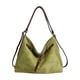 thumbnail image 2 of Large Capacity Suedes Tote Bag Convertible To Backpack For Women Casual Handbag Shoulder Bag Travel Green, 2 of 6