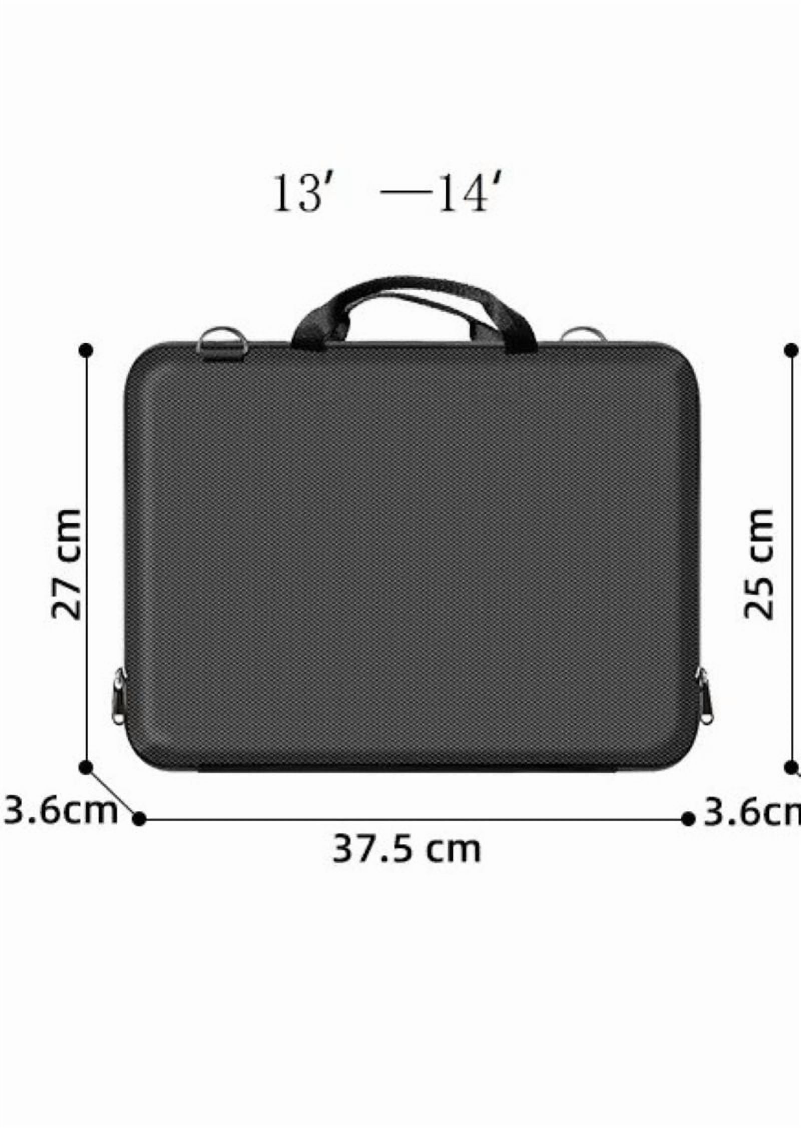 Laptop Sleeve Shoulder Bag Shockproof Computer Bag Waterproof EVA Protective Carrying Case
