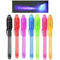 thumbnail image 3 of Colorful Invisible Ink Pen Money Tester with UV Light Built-in Cell Batteries Xmas Party Gift Supplies, 3 of 12