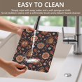 thumbnail image 4 of Placemat, Pioneer Flower Floral Print Pattern Place Mats Table Mat Set Of 2, PVC Washable Placemats for Party Kitchen Dining Decoration, 18x12 Inch, Fade Resistant, 4 of 6