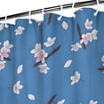 thumbnail image 3 of Pioneer Flower Floral Print Pattern Shower Curtain 36"x72" ,Bathroom Decorative Shower Curtains Set with 12 Hooks,Modern Waterproof Washable Shower Curtain, 3 of 6