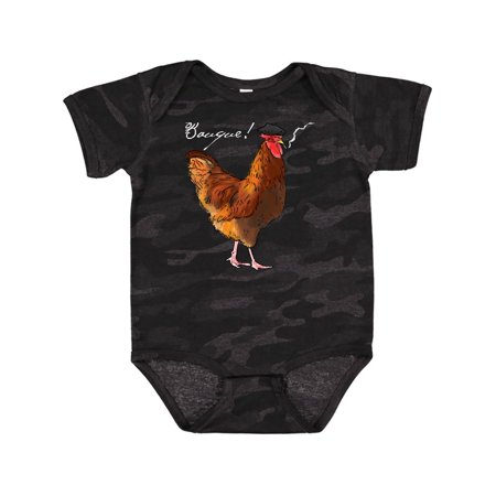 

Inktastic French Rooster say Bauque! Gift Baby Boy or Baby Girl Bodysuit