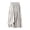 Gray, variant on Linen Wide Leg Pants for Women Ethnic Embroidered Bohemian Summer Casual Loose Fit Flowy Trousers, White XXL