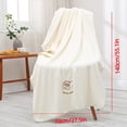 thumbnail image 4 of 1pc Super Absorbent Rabbit Cartoon Bath Towel Set - Fast Drying and Soft on Skin, 4 of 5