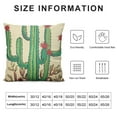 thumbnail image 5 of Jiayy  Please Hug Me Cactus Funny Quote Decor Spring Summer Decoration Home Decorative Throw Pillow Case Cushion Cover with Words Sofa Couch, 5 of 5