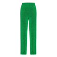 thumbnail image 3 of Soyumi Sequin Pants for Women, Sparkly High Waisted Legging Gaucho Pants Glitter Bling Party Lounge Trousers Loose Fit Soft Comfy Night Out Going Out Holiday Trendy Fall Fashion, Green, 3 of 6
