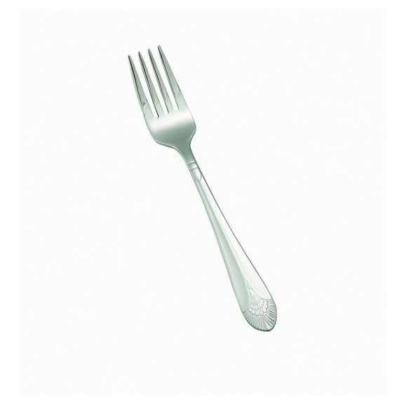 Winco 0031-06, 6.75-Inch Peacock Extra Heavy 18/8 Stainless Steel Salad Fork, Classic Old Fashioned Forks Flatware, 12/Pack