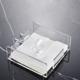 thumbnail image 5 of Caja de papel de servilleta acrílica cuadrada, transparente Feliz Sencillez, 5 of 5