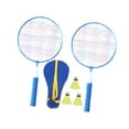 thumbnail image 4 of Colaxi Children Badminton Tennis Set Tennis Racket Gift Interactive Toy Sturdy Badminton Racket Tennis Racquets Set for Indoor Girls Blue, 4 of 8
