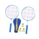 thumbnail image 4 of Juego de bádminton y tenis para niños DYNWAVEMX Raquetas de tenis con bolsa de transporte Azul, 4 of 8