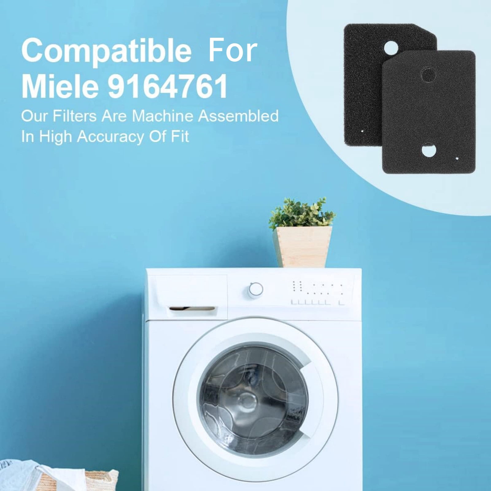 GUYUTING T1 Dryer Filter Replacement 9164761 Plinth Filter Easy Install High Quality Tested 5 Pack New for Miele