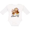 thumbnail image 3 of Inktastic My Grandma Loves Me- cute owl family Boys or Girls Long Sleeve Baby Bodysuit, 3 of 5