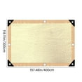 thumbnail image 3 of Beige HDPE Rectangular Shade Sail Canopy 118 x 157 Inches for Patio Garden Pool and Outdoor Sun Protection, 3 of 7