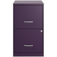 thumbnail image 2 of Pemberly Row 18"D 2 Drawer Metal Filing Cabinet-Midnight Purple, 2 of 8